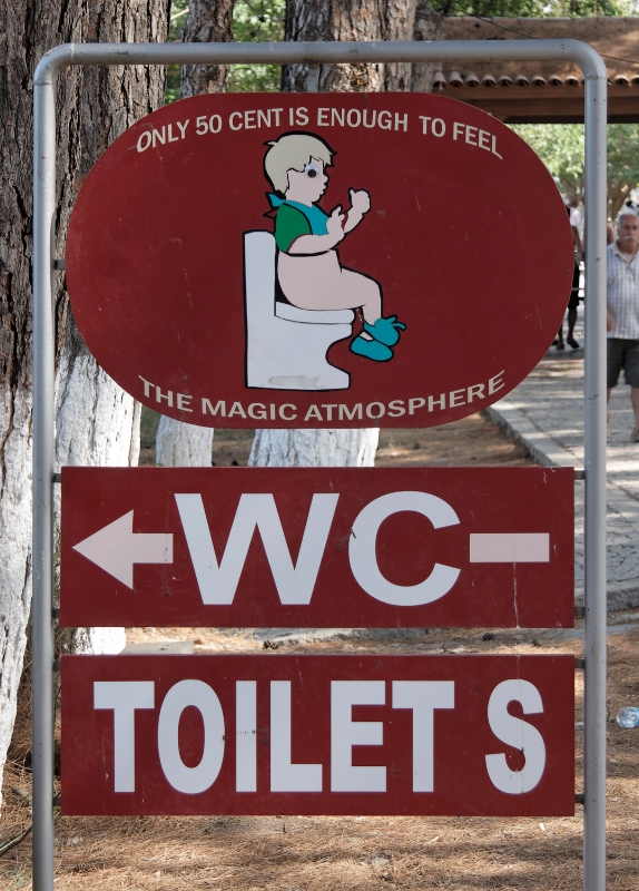 Toilet sign, Ephesus Turkey.jpg - Ephesus, Turkey